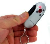 Keychain video camera detector